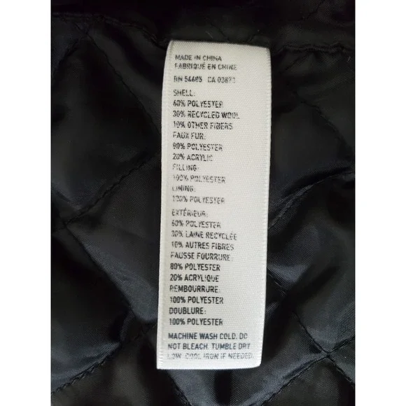 American Eagle Red Black Plaid Bomber Moto Jacket Faux Fur Small Sherpa Wool - Picture 6 of 10